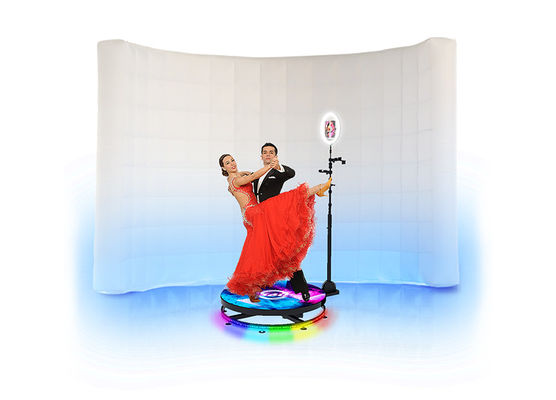 Danda Inflatable LED White Photo Booth Wall Weddings Birthdays Events Advertising Ax