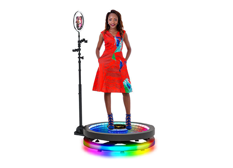Magic Mirror 360 Degree Photo Booth Easy Setup Spinning Photo Booth Rental