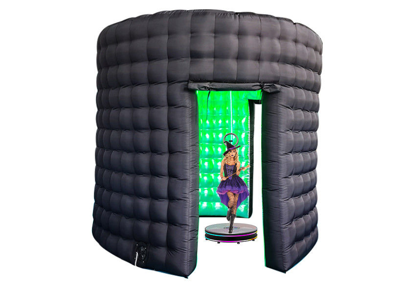 Newest Booth With Colors Changing LED Light Inflable Double stitching inside and out