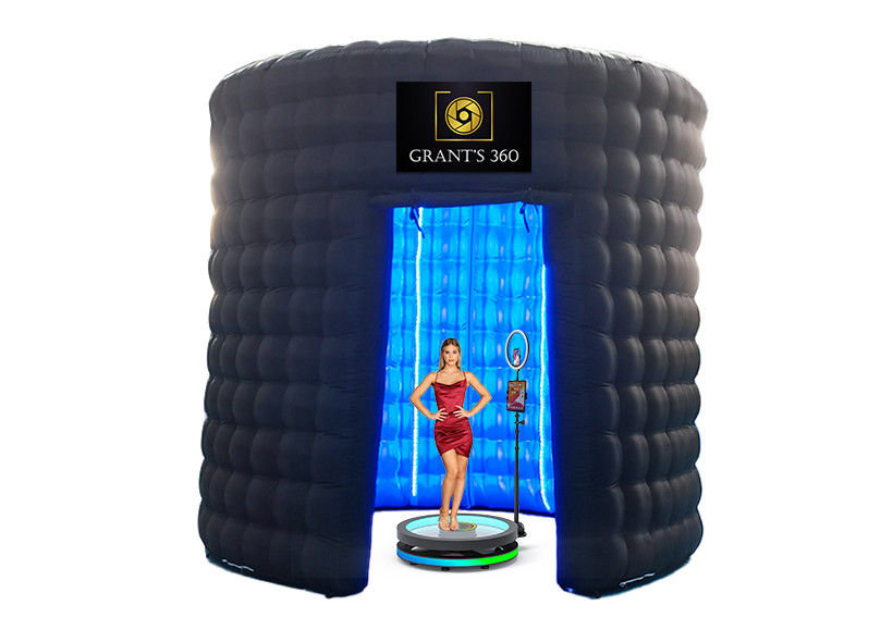 Newest Booth With Colors Changing LED Light Inflable Double stitching inside and out