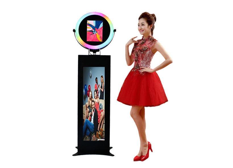 Floor Standing Selfie Stand Photo Booth Machine Ipad Air Photo Booth Advertising
