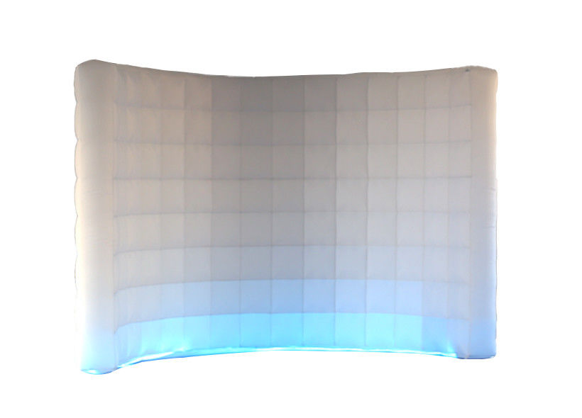 Danda Inflatable LED White Photo Booth Wall Weddings Birthdays Events Advertising Ax