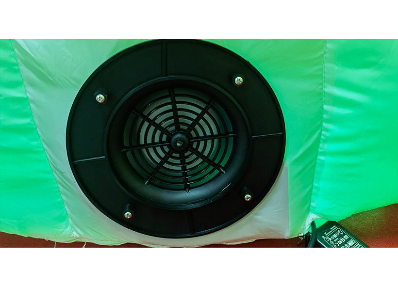 Spiral Photo Booth Enclosure Inflatable Photo Booth Backdrop Remote Controller Led