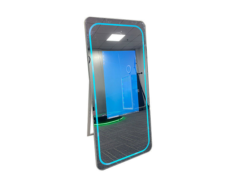 Adjustable Mirror Room Photo Booth Magic Selfie Mirror With Camera