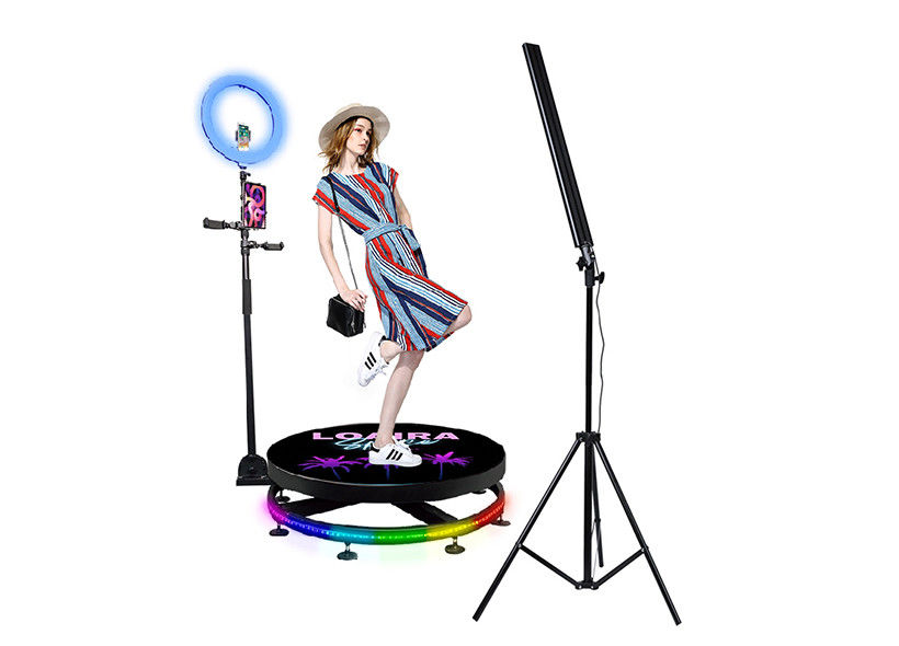 120W Bi Color Dimmable LED Video Wand Handheld Light With Tripod Stand Kit For Studio