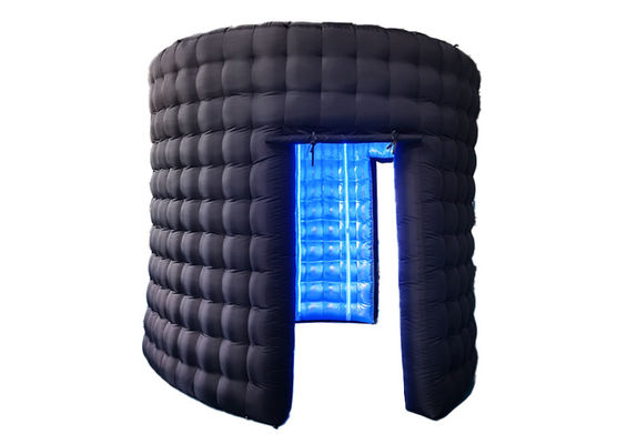 Vogue Inflatable Led Photo Booth Fabric Inflatable Sound Booth Free Logo Customization