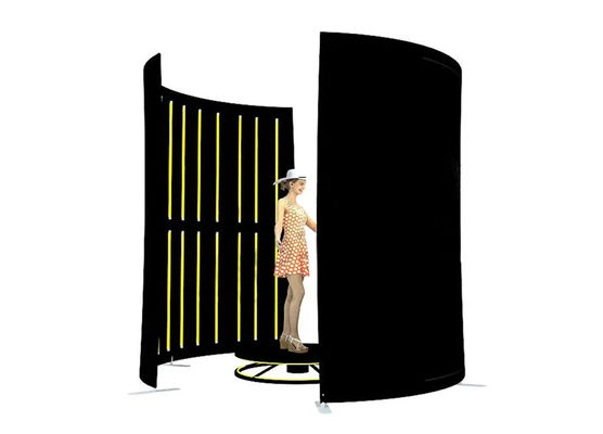 Black Led Stage Backdrop Screen Green 360 Photo Booth Backdrop Screen Stand