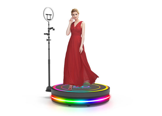 Automatic Portable 360 Photo Booth 360 Spin Camera Booth With Extendable Stand